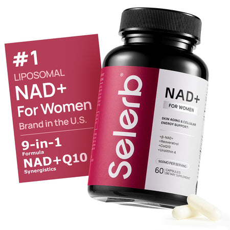 Selerb NAD+ Supplement for Women -60 Capsules Advanced