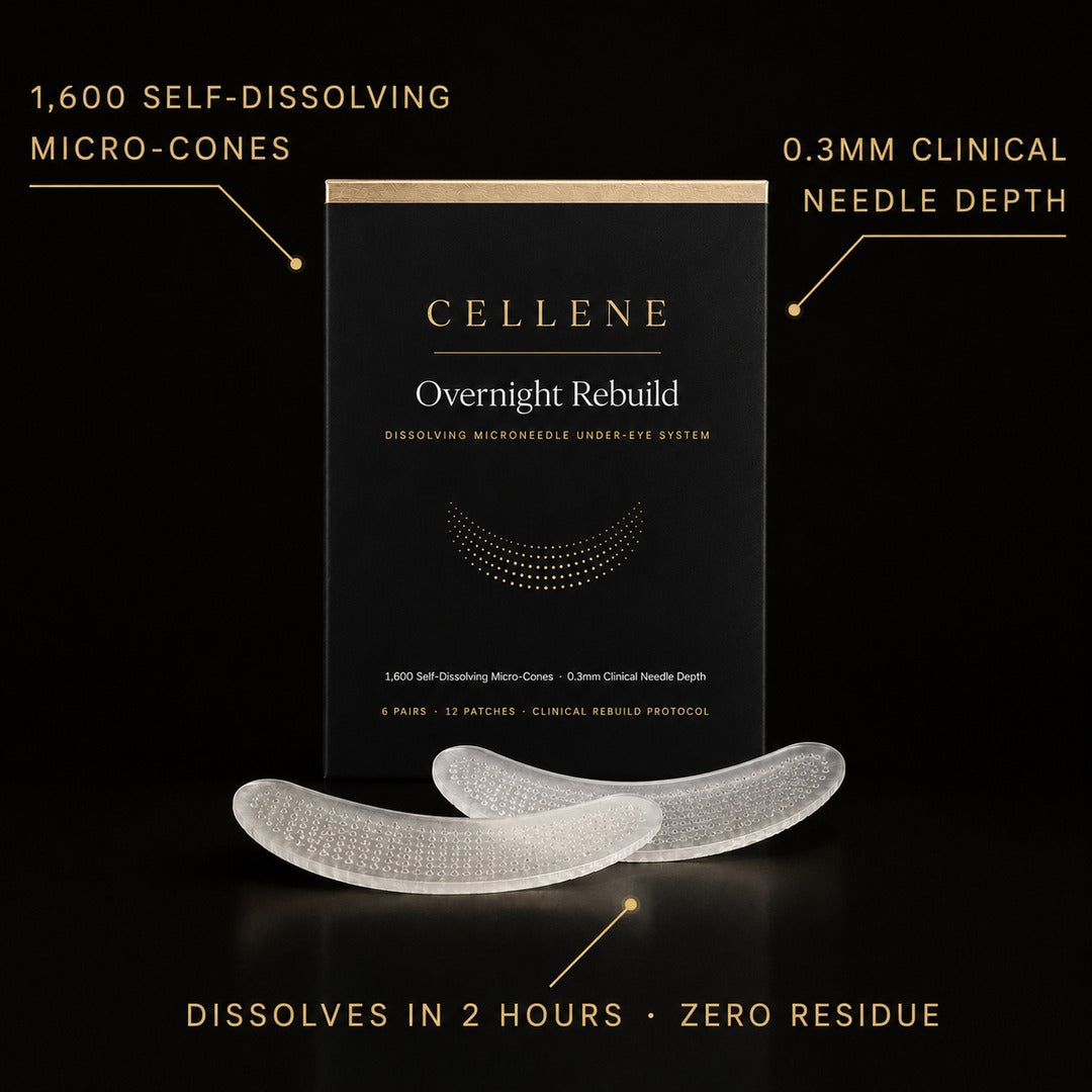 Cellene Hyaluronic Acid Microneedle Eye Mask