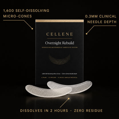 Cellene Hyaluronic Acid Microneedle Eye Mask