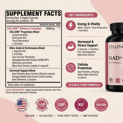 CELLENE NAD+ Women's Complex | Cellular Restoration Formula